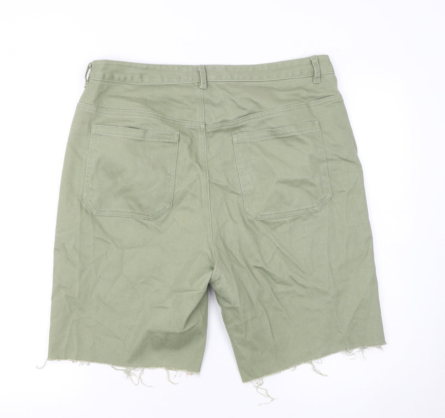 Womens UK Size 16 Gallery Regular Fit Cut-Off Shorts