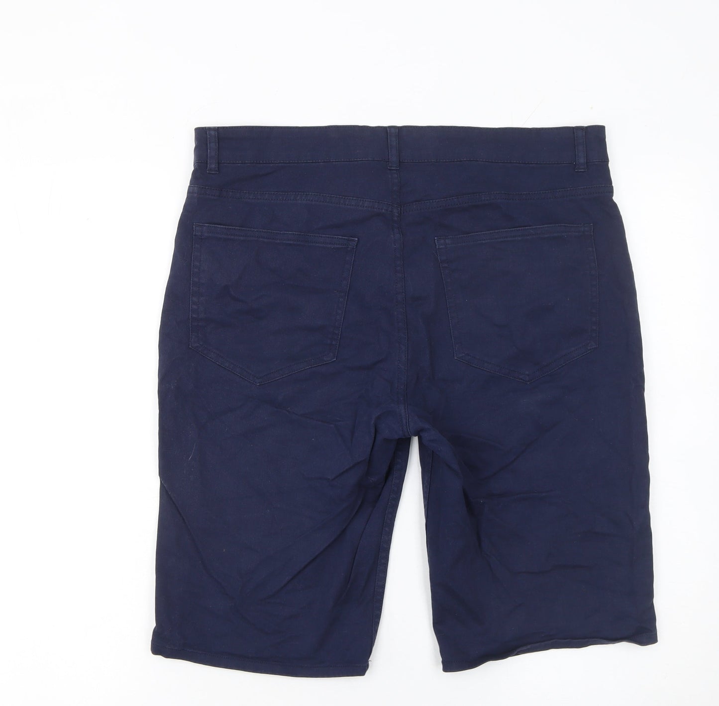 New Look Men's Blue Slim Fit Chino Shorts Size 34 Regular