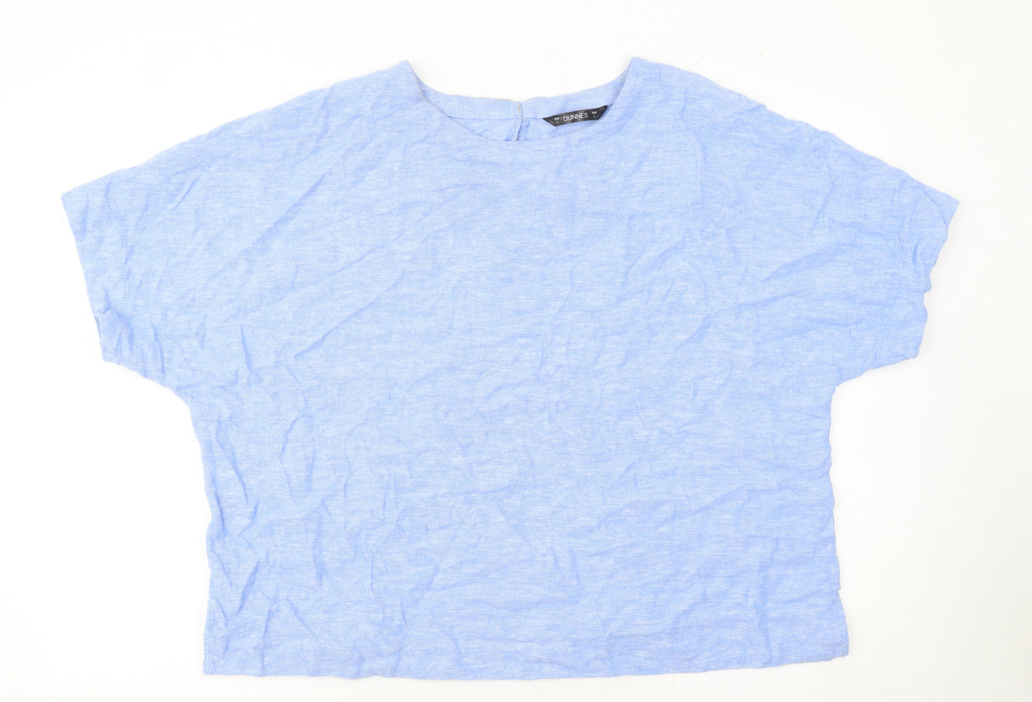 Womens UK Size 16 Dunnes Stores Blue Basic Blouse