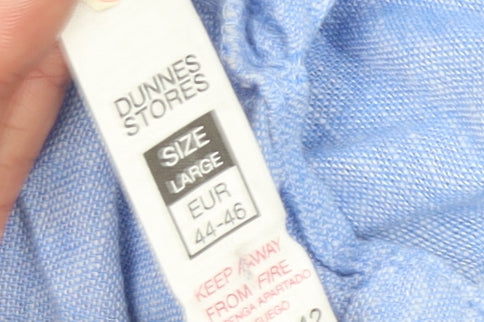 Womens UK Size 16 Dunnes Stores Blue Basic Blouse