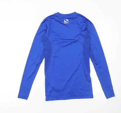 Sondico Men's Blue XS Athletic Long Sleeve Compression Top
