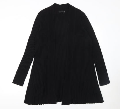 David Emanuel Women’s Black Knit Open Long Sleeve Cardigan M