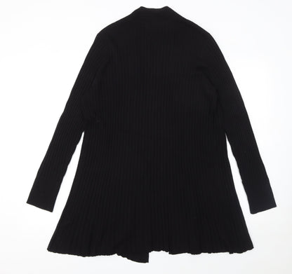 David Emanuel Women’s Black Knit Open Long Sleeve Cardigan M