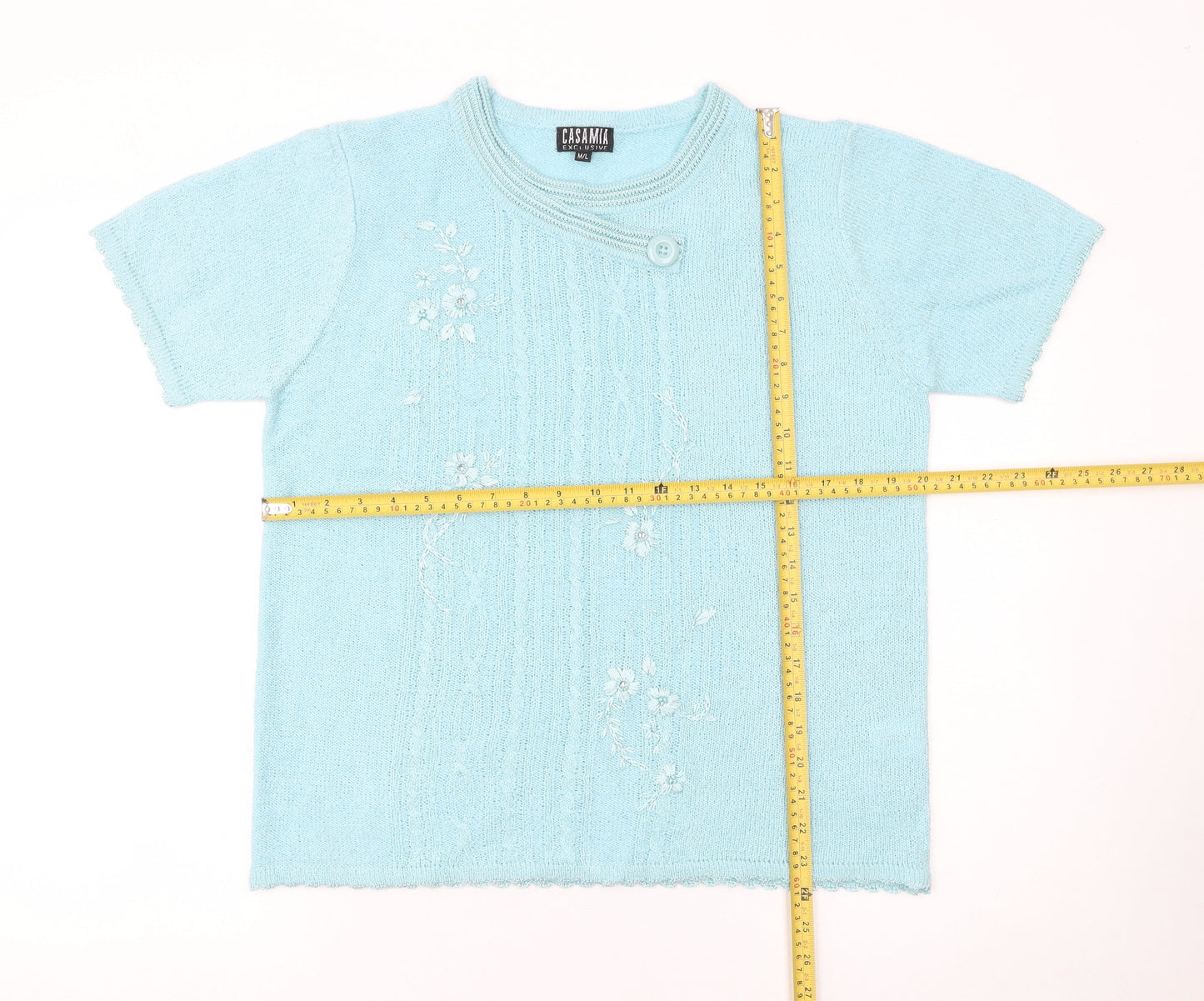Womens UK Size M Casamia Blue Pullover Jumper