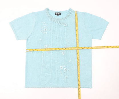 Womens UK Size M Casamia Blue Pullover Jumper