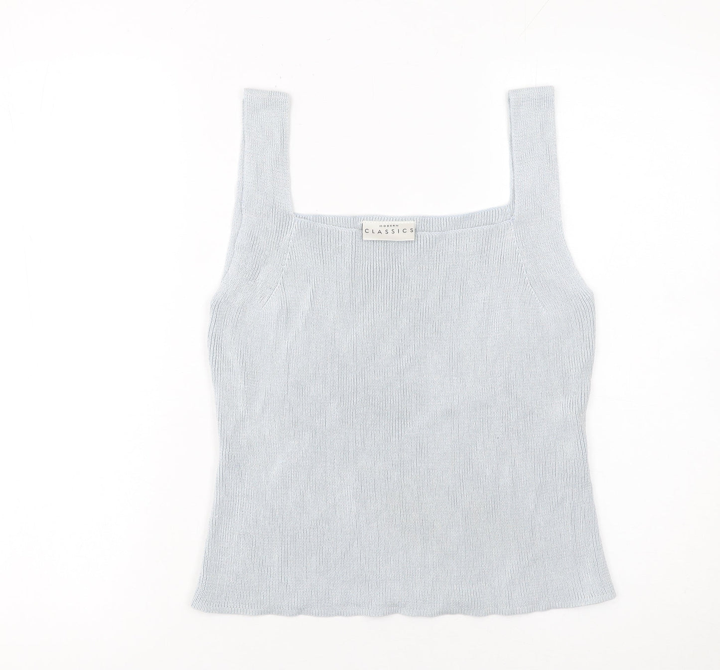 Womens UK Size 18 Modern Classics Blue Basic Tank