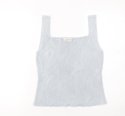 Womens UK Size 18 Modern Classics Blue Basic Tank