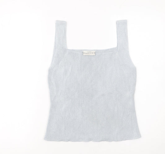 Womens UK Size 18 Modern Classics Blue Basic Tank