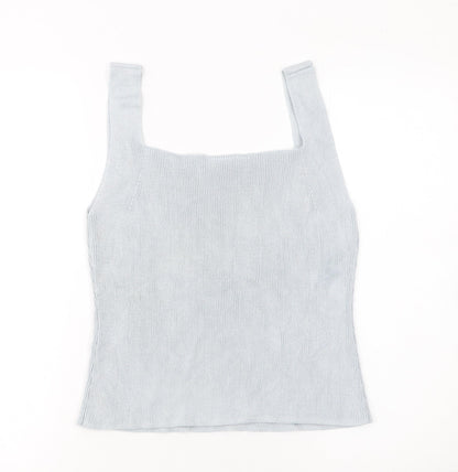 Womens UK Size 18 Modern Classics Blue Basic Tank