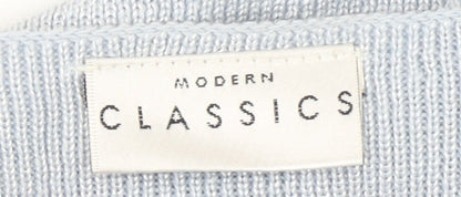 Womens UK Size 18 Modern Classics Blue Basic Tank