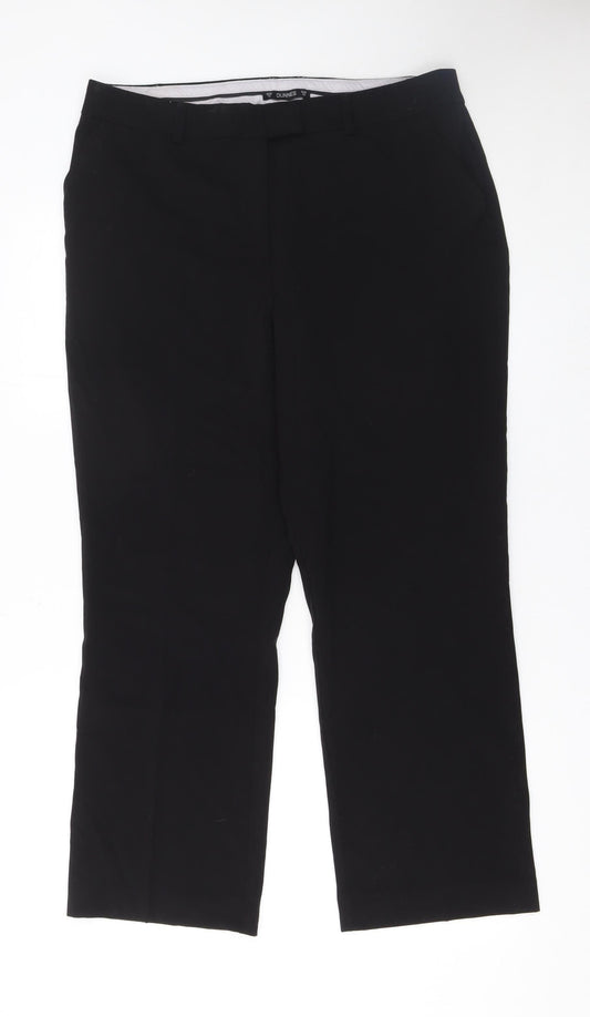 Dunnes Stores Women’s Black Size 14 Straight Leg Dress Pants
