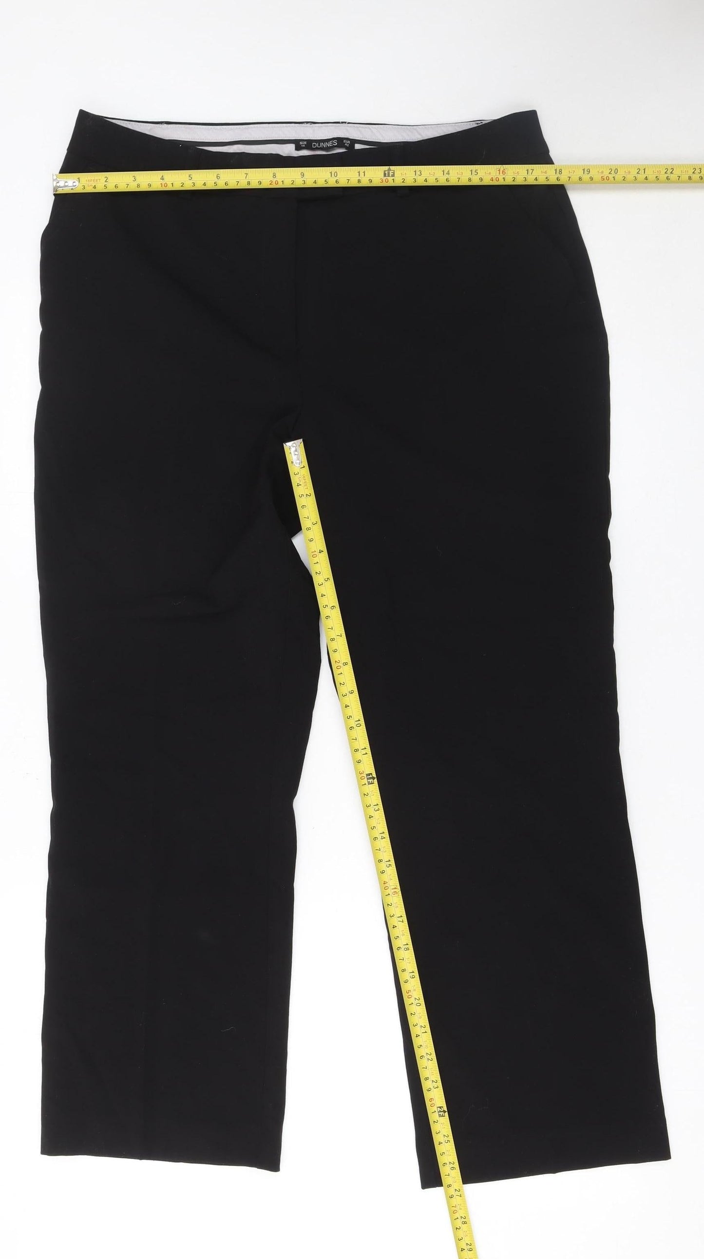 Dunnes Stores Women’s Black Size 14 Straight Leg Dress Pants