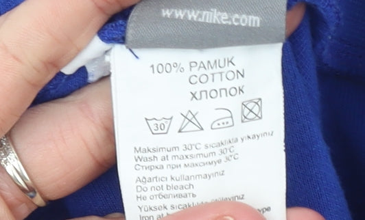 Nike Air Blue Jogger Sweatpants Men XL Cotton Casual Sportswear