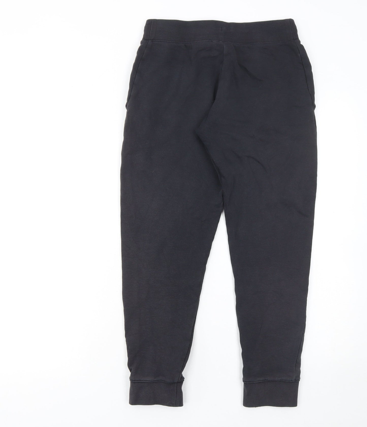 Nike Boys Black Jogger Trousers L (146-156cm) Cotton Blend Standard Fit