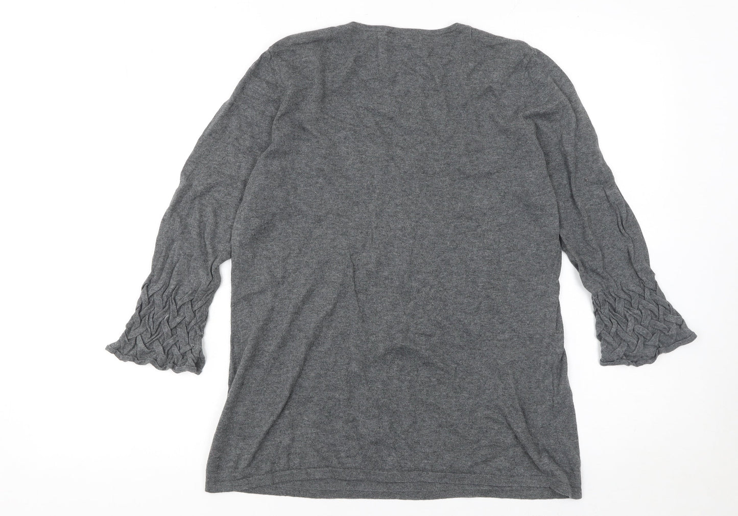 Womens UK Size 14 Marks and Spencer Grey Pullover Jumper