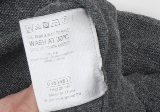 Womens UK Size 14 Marks and Spencer Grey Pullover Jumper