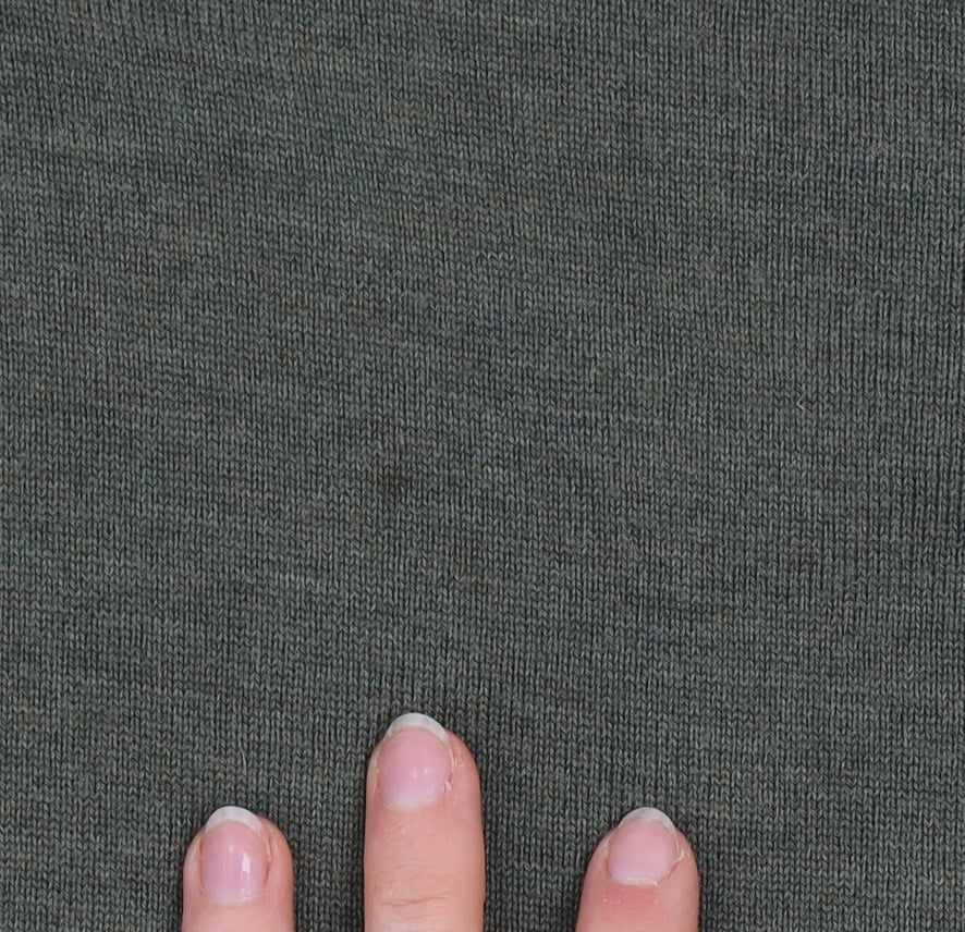 Celtic & Co. Men's Green Merino Wool Roll Neck Jumper Size M