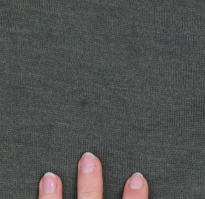 Celtic & Co. Men's Green Merino Wool Roll Neck Jumper Size M