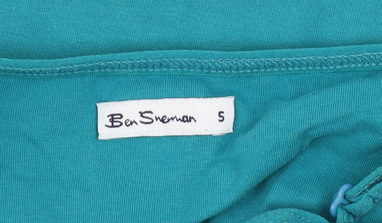 Ben Sherman Womens Blue Camisole Tank Top Size S Cotton Blend