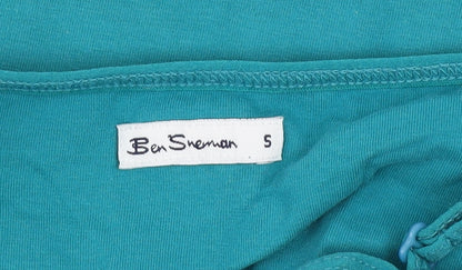 Ben Sherman Womens Blue Camisole Tank Top Size S Cotton Blend