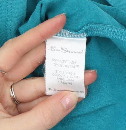 Ben Sherman Womens Blue Camisole Tank Top Size S Cotton Blend