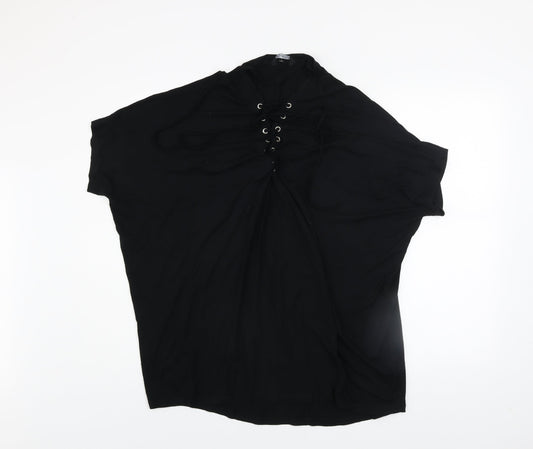Womens UK Size 14 Select Black Tunic Blouse