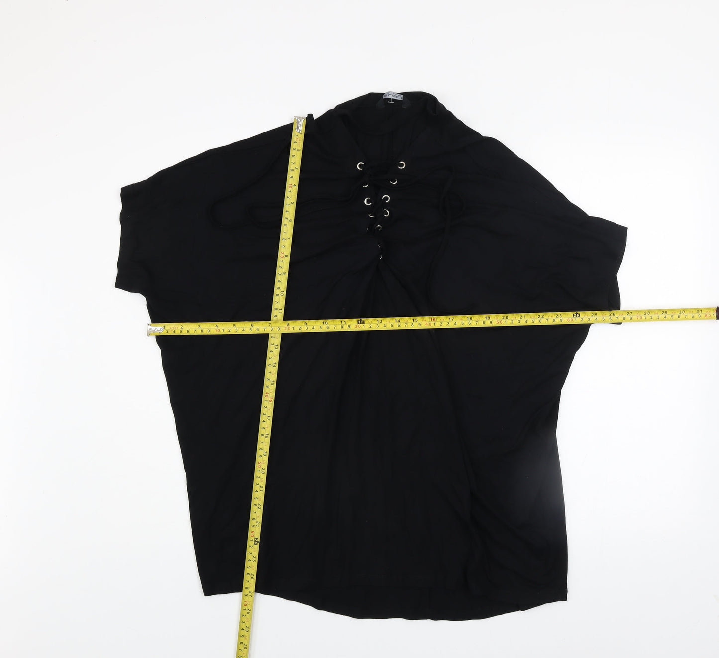 Womens UK Size 14 Select Black Tunic Blouse