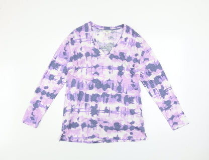 Womens UK Size 10 Marks and Spencer Multicoloured Basic T-Shirt