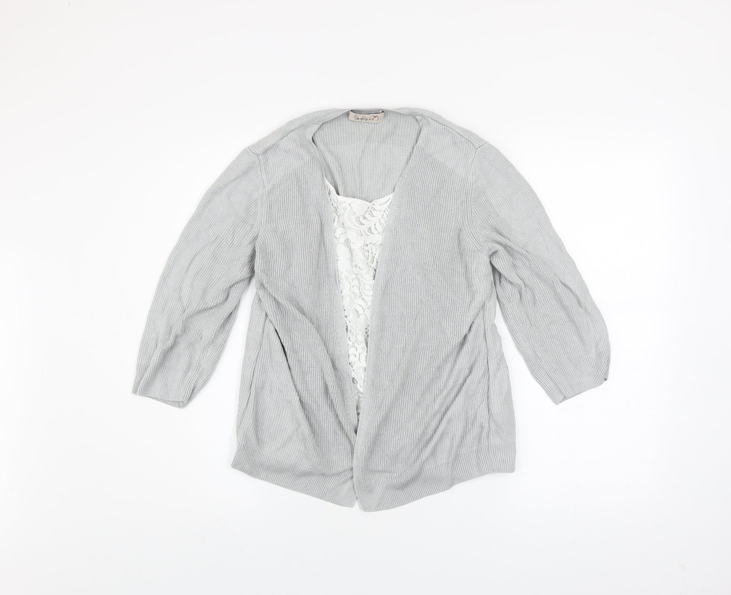 Womens UK Size 14 Marks and Spencer Grey Cardigan Jumper