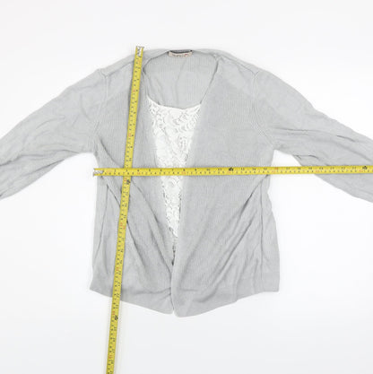 Womens UK Size 14 Marks and Spencer Grey Cardigan Jumper