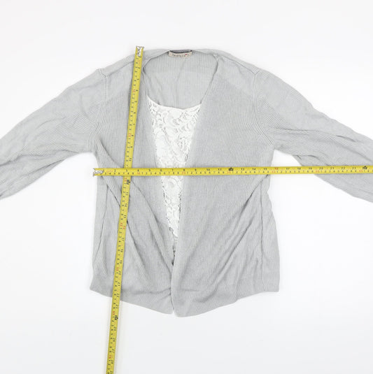 Womens UK Size 14 Marks and Spencer Grey Cardigan Jumper