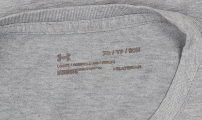 Under Armour Men's Grey Short Sleeve Crew Neck T-Shirt Size XS