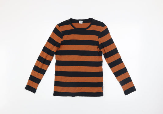 Boys UK Size 10-12 Years Polarn O. Pyret Multicoloured Basic T-Shirt