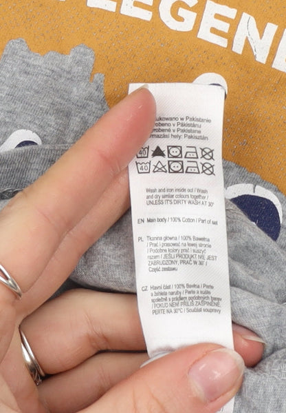 Route 66 Men’s Grey 2XL Graphic Motorcycle T-Shirt Cotton Crew Neck