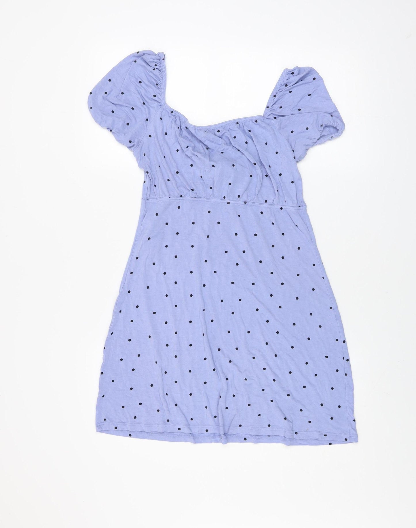 Miss Selfridge Women’s Blue Polka Dot A-Line Dress Size 10