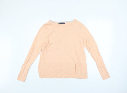 Womens UK Size 12 Marks and Spencer Beige Pullover Jumper
