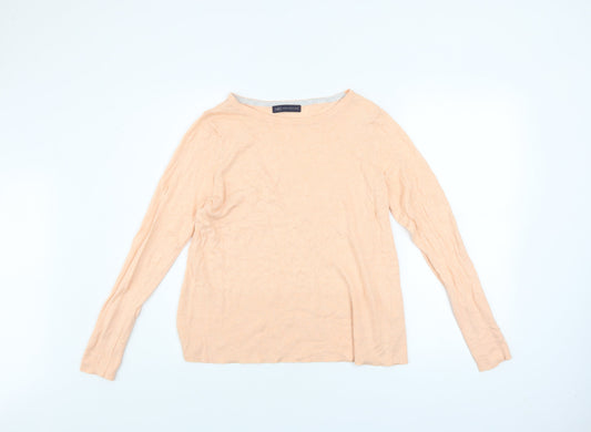 Womens UK Size 12 Marks and Spencer Beige Pullover Jumper