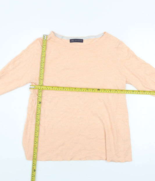 Womens UK Size 12 Marks and Spencer Beige Pullover Jumper