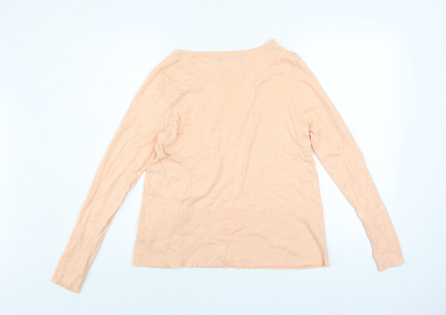 Womens UK Size 12 Marks and Spencer Beige Pullover Jumper