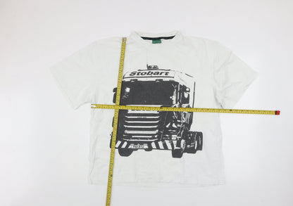 Mens UK Size XL Eddie Stobart White  T-Shirt