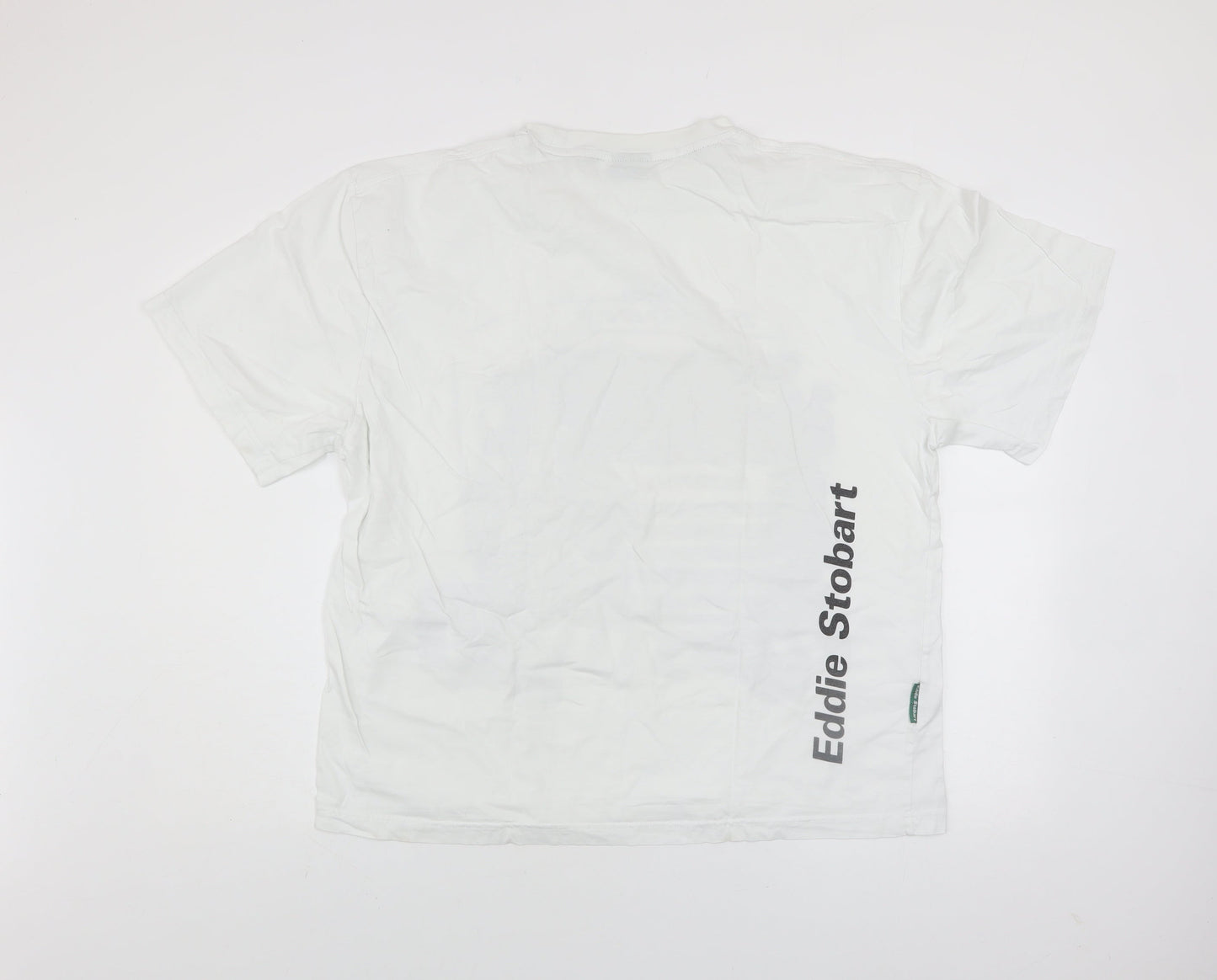 Mens UK Size XL Eddie Stobart White  T-Shirt