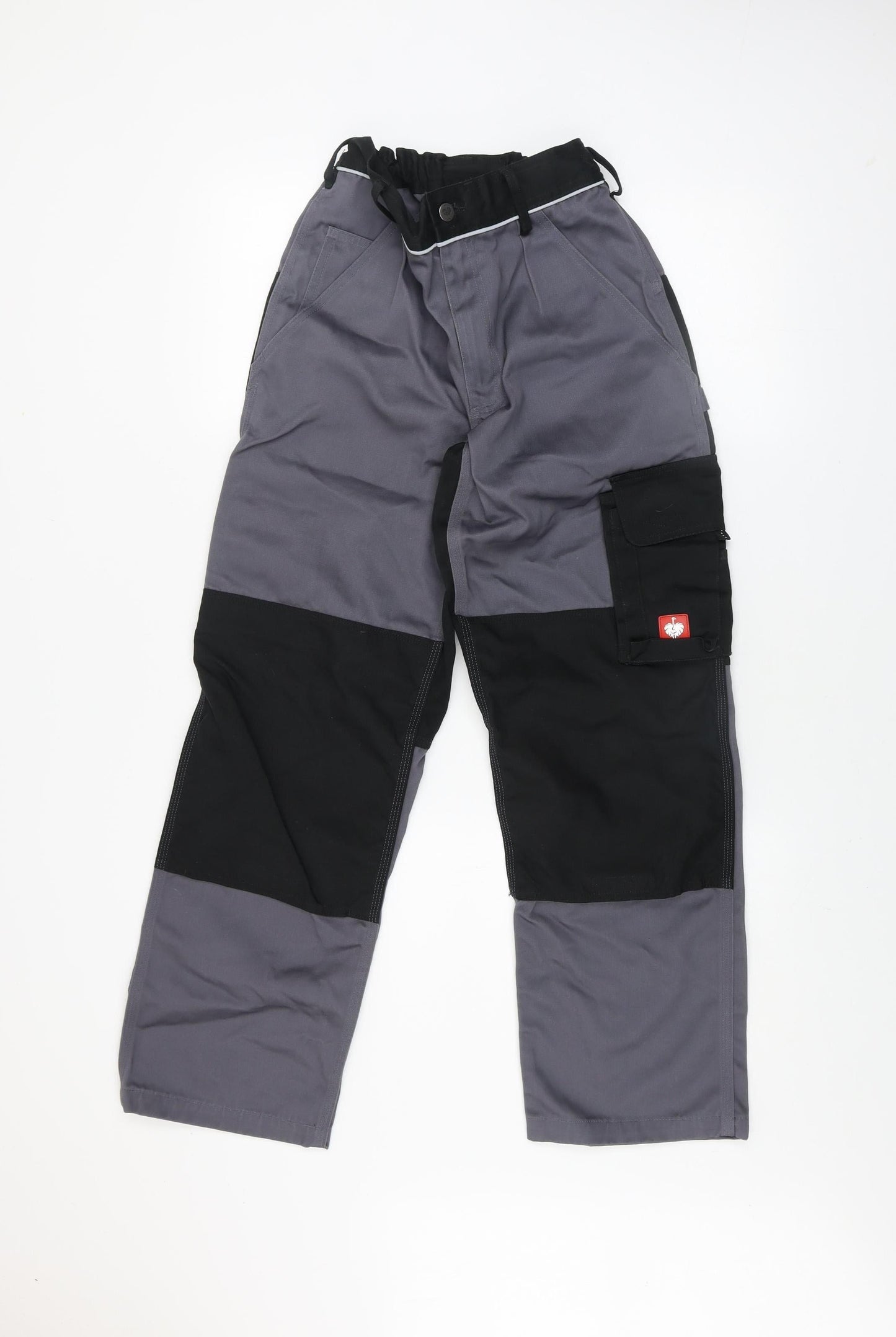 Engelbert Strauss Men’s Grey Cargo Workwear Trousers 29R Polyester Cotton