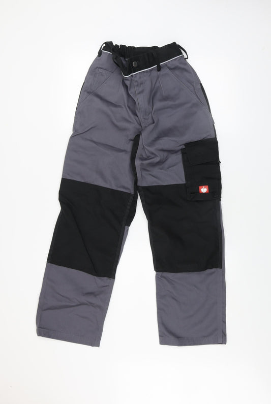Engelbert Strauss Men’s Grey Cargo Workwear Trousers 29R Polyester Cotton