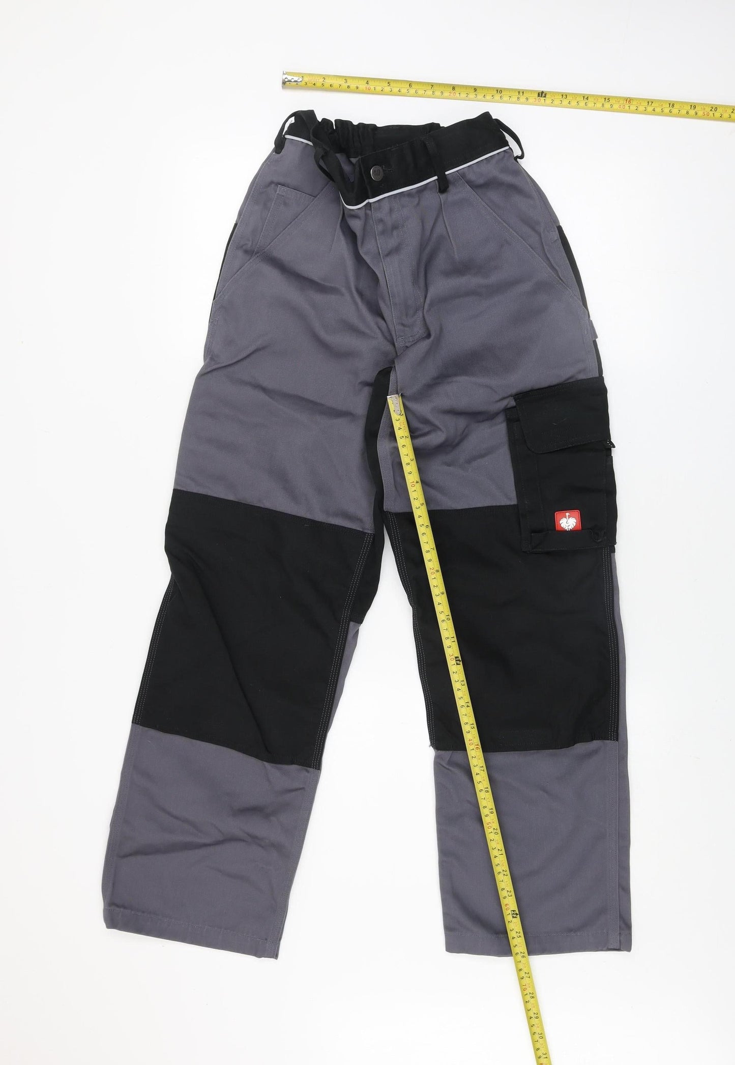 Engelbert Strauss Men’s Grey Cargo Workwear Trousers 29R Polyester Cotton