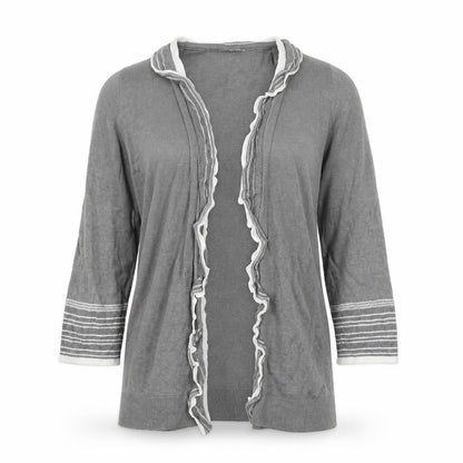 Womens UK Size 14 Marks and Spencer Grey Cardigan Jumper