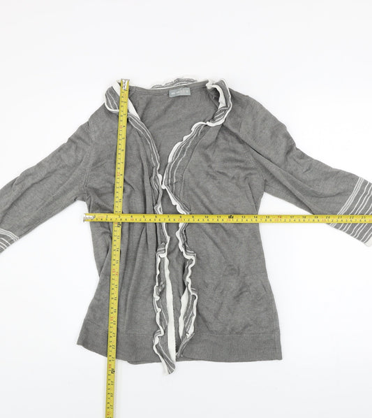 Womens UK Size 14 Marks and Spencer Grey Cardigan Jumper