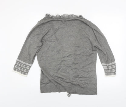 Womens UK Size 14 Marks and Spencer Grey Cardigan Jumper