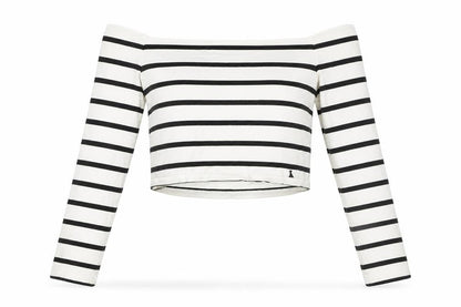 Womens UK Size 12 Jack Wills Black Cropped T-Shirt