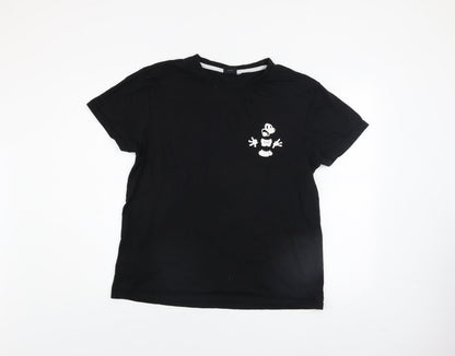 Mens UK Size XL Disney Black  T-Shirt
