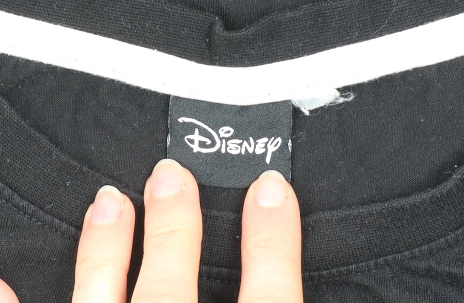 Mens UK Size XL Disney Black  T-Shirt